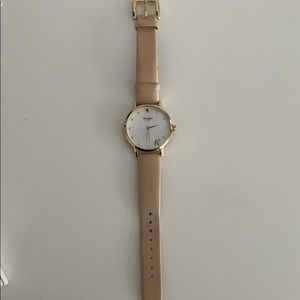 Kate Spade tan leather watch